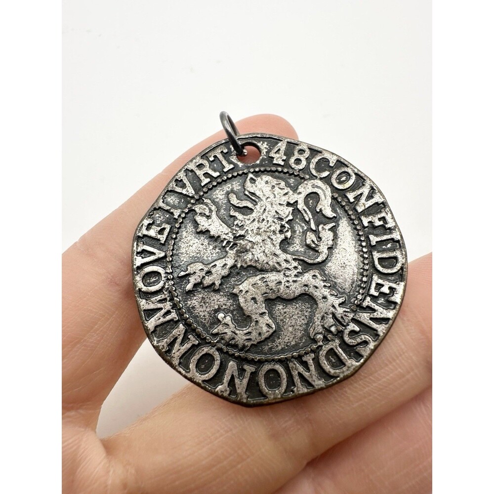 Netherlands Dutch Lion Coin Charm Replica